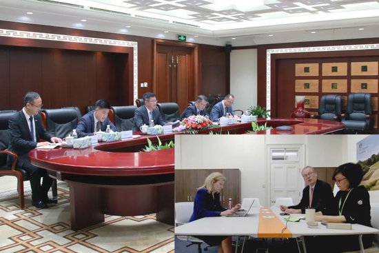 创赢策略 中国进出口银行董事长陈怀宇视频会见英国出口融资署首席执行官蒂姆·瑞德