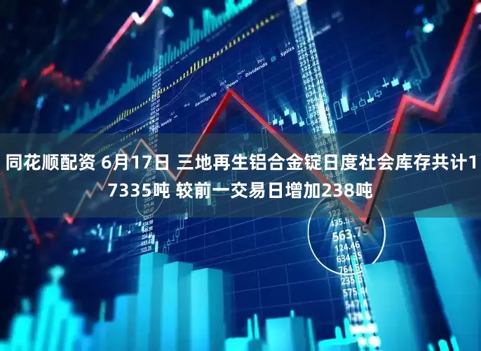 同花顺配资 6月17日 三地再生铝合金锭日度社会库存共计17335吨 较前一交易日增加238吨